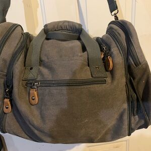 Vintage high quality canvas duffle